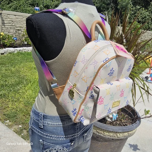 BETSEY JOHNSON LUV BETSEY LOGO BACKPACK - Picture 4 of 4